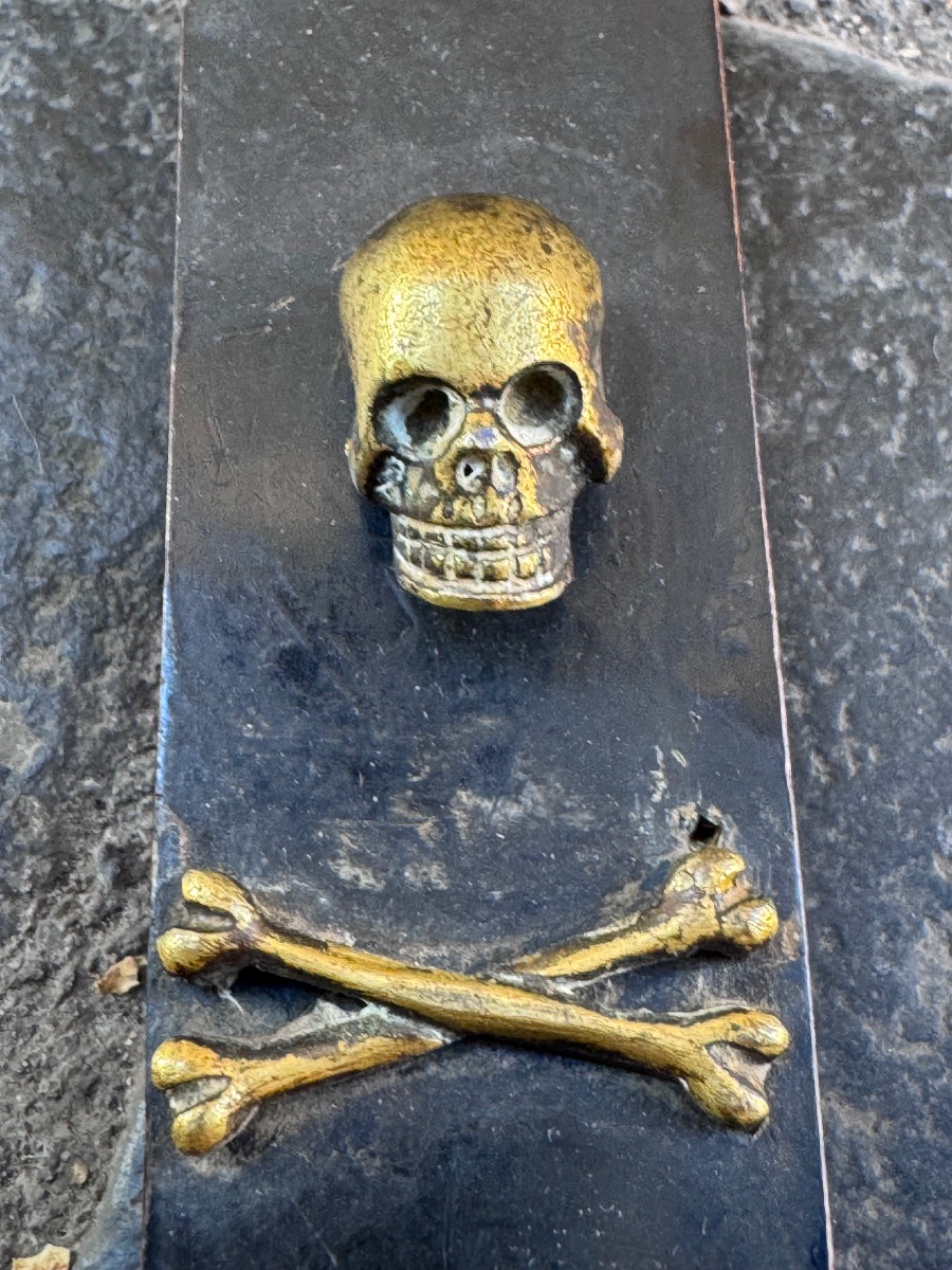 Antico Crocifisso in argento punzonato Torretta Genova 1762 legno e bronzo dorato coevo al merc-photo-4