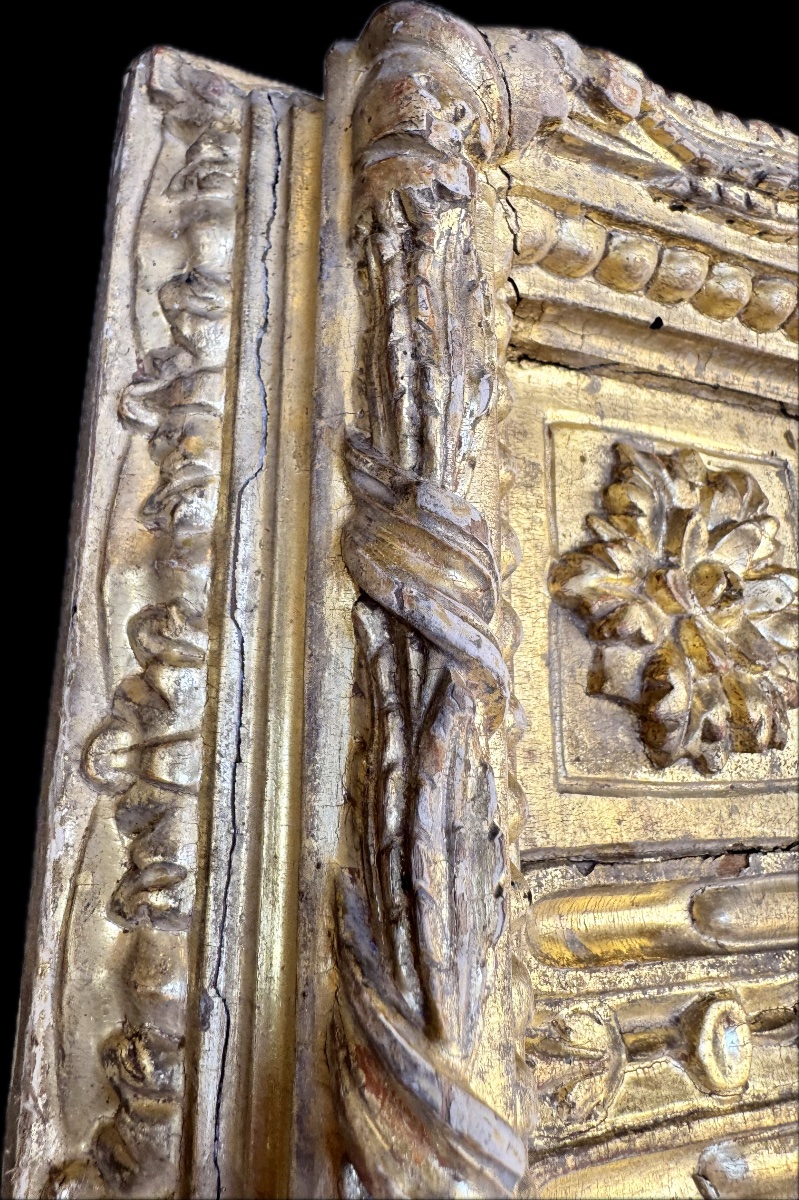 rara splendida cornice antica Roma primi sec XVIII scolpita maestosamente a mano a 5 ordini d i-photo-6