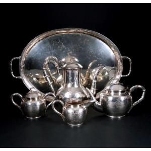 Servizio da Tea in argento Giappone 