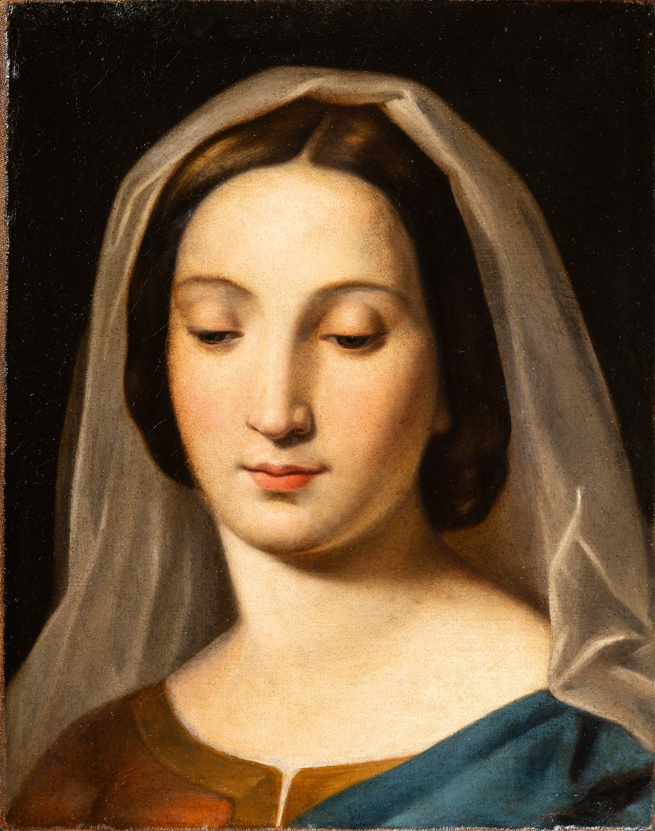 Madonna - Artista nazareno o purista XIX Sec.-photo-2