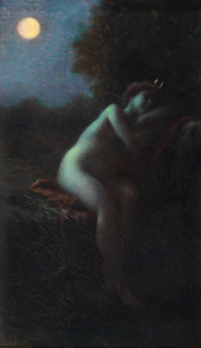 Diana dormiente al chiaro di luna - Gaston Bonfils (1855 - 1946)-photo-2