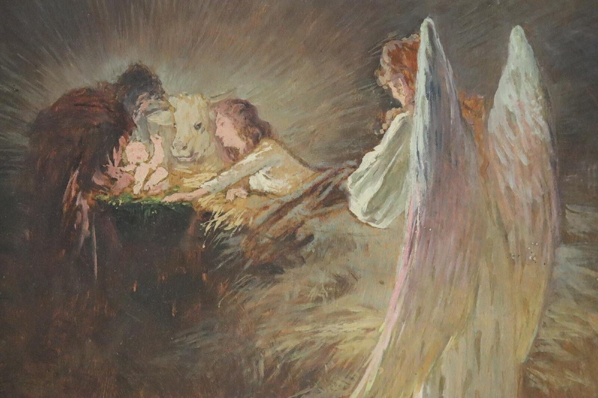 Trittico da viaggio con natività - Bedrich Kavanek (1870 - 1949)-photo-4