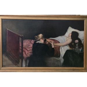 La giovane morta – Circolo di Gabriel von Max (c. 1880–1900)