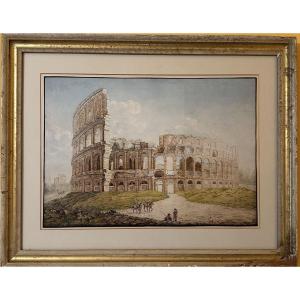 Veduta del Colosseo - Franz Kaisermann (Yverdon, 1765 – Roma, 1833)