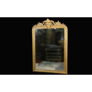 Very Large 19th Fireplace Mirror