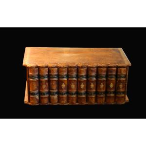 Cassette, Office Box, Fake Books, Leather, XIXth