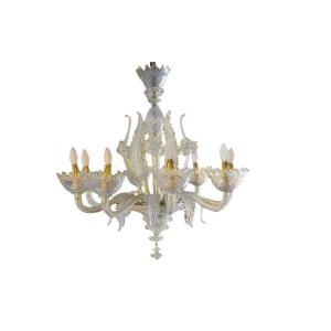 Murano Chandelier, Venice Glass, Early 20th Century