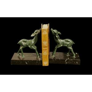 Pair Of Animal Bookends, Art Deco, 1920