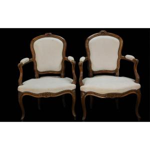 Pair Of Period Louis XV Cabriolets