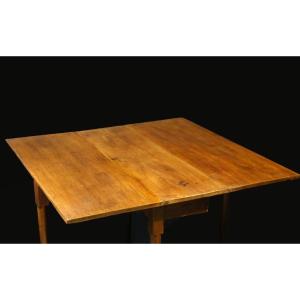 Folding Dining Room Table, Early 19th Century, England 