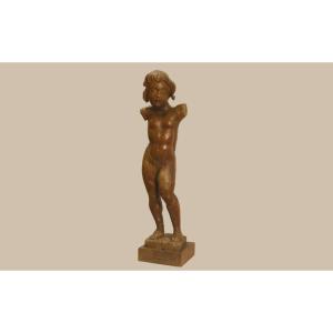 Wooden Statue, 17th Century