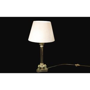 Empire Lamp, Bronze, 19th Century