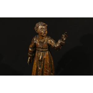 16th Century Wood Statue, Early 17th Century, 44 Cm