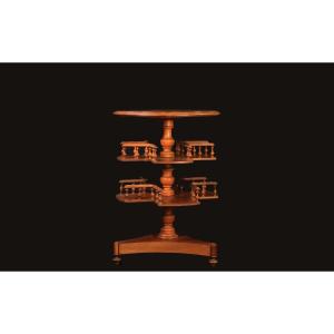 Revolving Pedestal Table, Library, 19th Century