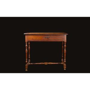 Louis XIII Writing Table, Walnut, 17th Century