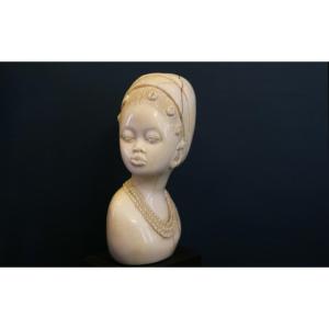 Bust Of A Woman, Ivory