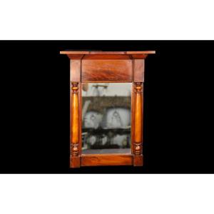 Empire Mirror, Mahogany, 19th Century (66x52 Cm)
