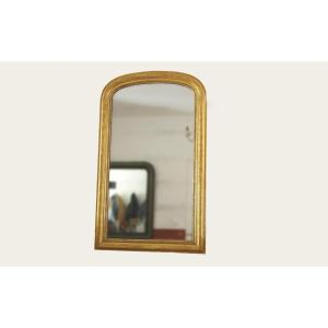 Louis Philippe Mirror In Gold-gilded Wood (139x84 Cm)