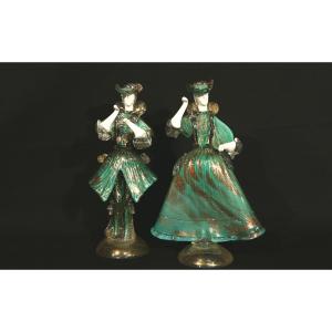 Murano Glass Figures, 20th Century