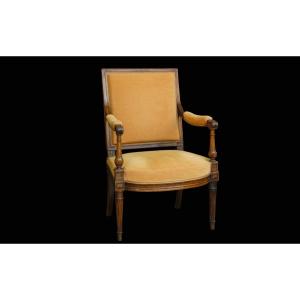 Louis XVI Armchair With A Queen's Back 