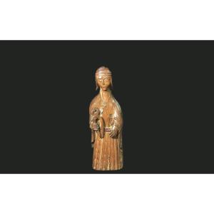 Romanesque Statue, Saint Apolline, (15th Century)