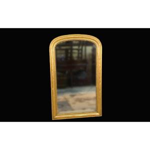 Louis Philippe Mirror In Gold-gilded Wood (139x84 Cm) 
