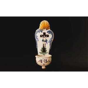 Auxerre Holy Water Font, Earthenware