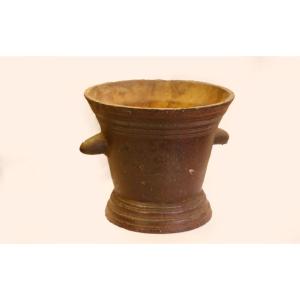 Mortar, Cast Iron, 16th-17th Century (diam. 17 Cm)