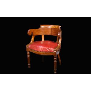 Office Chair, Mahogany, 19th Century