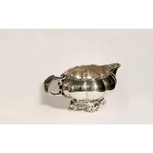 Sauce Boat, Solid Silver, Minerva 225g