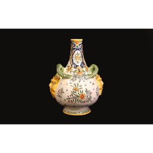 Desvres Bottle, Henri Delcourt 1917-1935