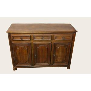 Louis XIV Oak Enfilade (length: 180 Cm)