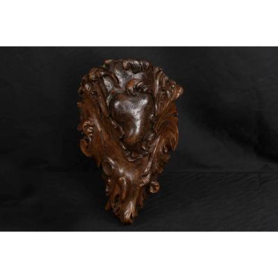 Console Louis XV, Solid Wood, 18th, Baroque