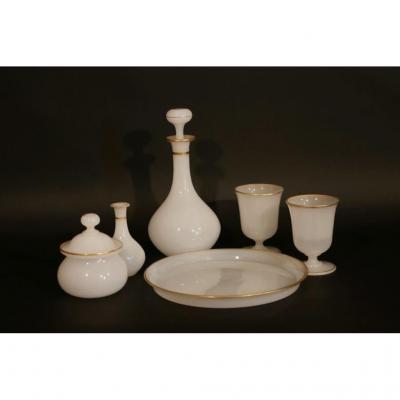 Service Opaline And Gold, Perfect Condition