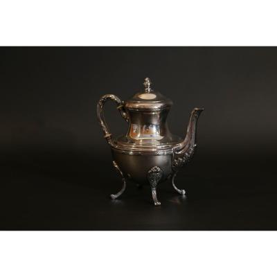 Teapot In Silver Metal, 19th
