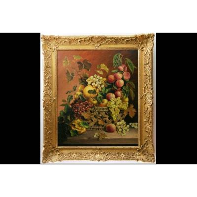 Great Still Life With Fruits, Early XIXth Century