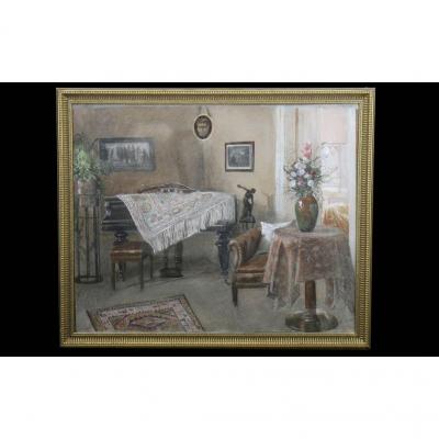 XIXth Century Interior Scene