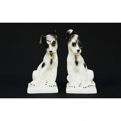 Pair Of Bookends, Dog, Geo Martel Desures