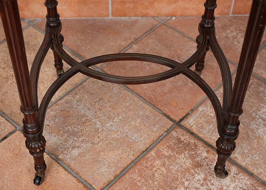 Tavolino antico Eduardiano Inglese -photo-3