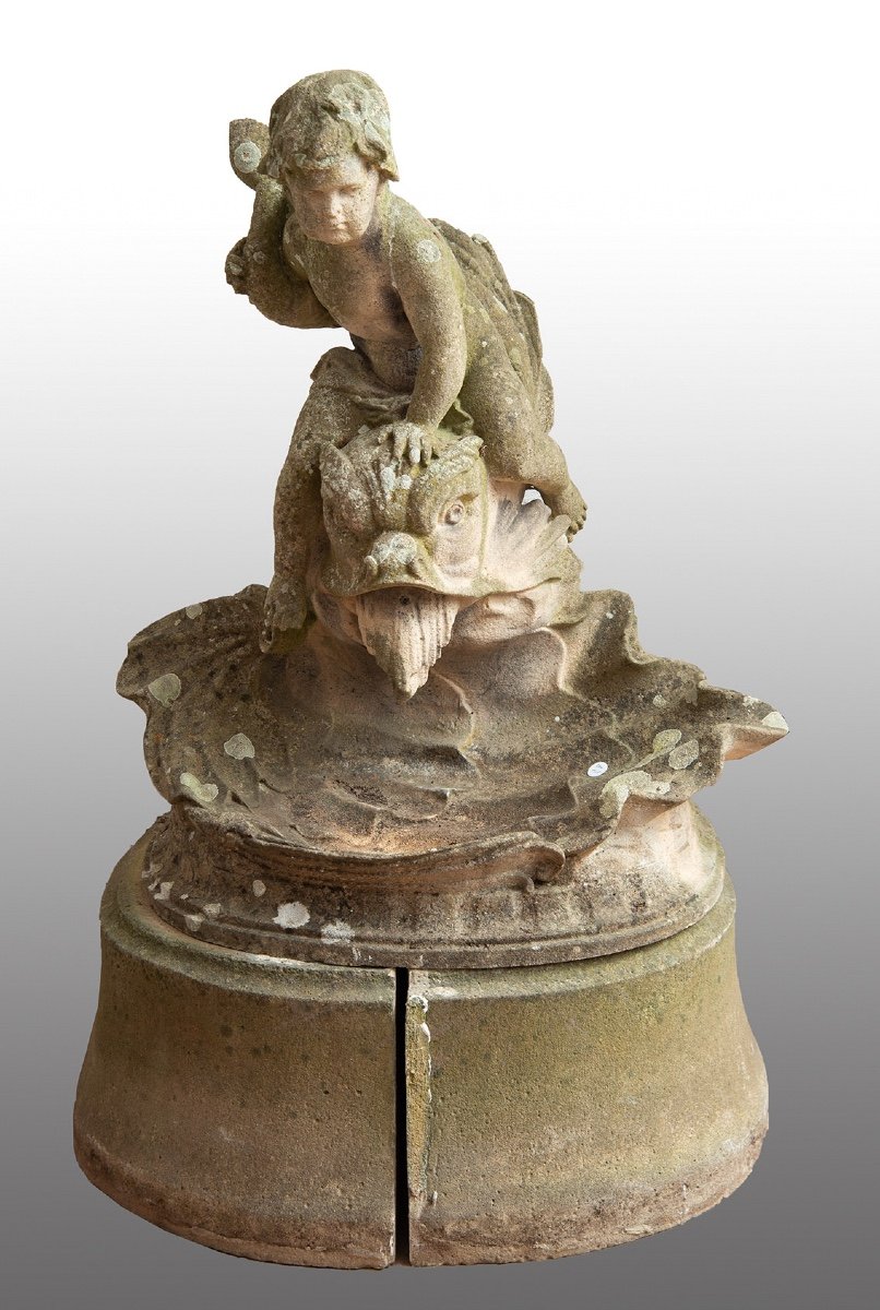 Fontana antica in pietra Vicentina periodo XIX secolo