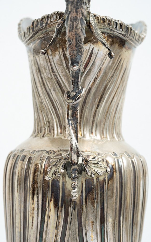 Versatoio antico Napoletano in argento appartenente agli inizi del XX secolo.-photo-3