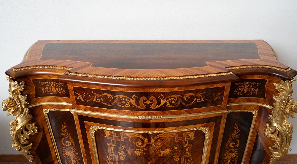 Credenza antica Napoleone III Periodo XIX secolo.-photo-1