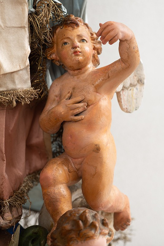 Scultura antica Napoletana raffigurante la Madonna Immacolata 19secolo-photo-4