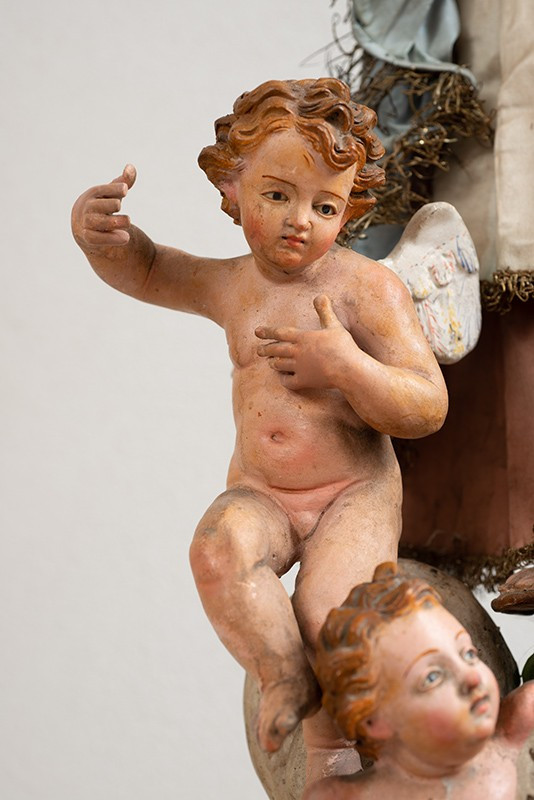 Scultura antica Napoletana raffigurante la Madonna Immacolata 19secolo-photo-1
