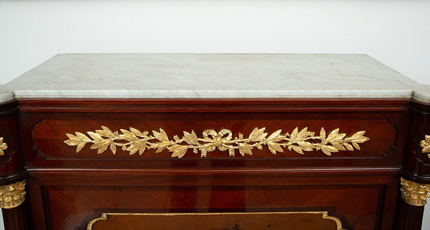 Credenza Napoleone III Francese della seconda metà dell’800 alla maniera di” VERNIS MARTIN”.-photo-2