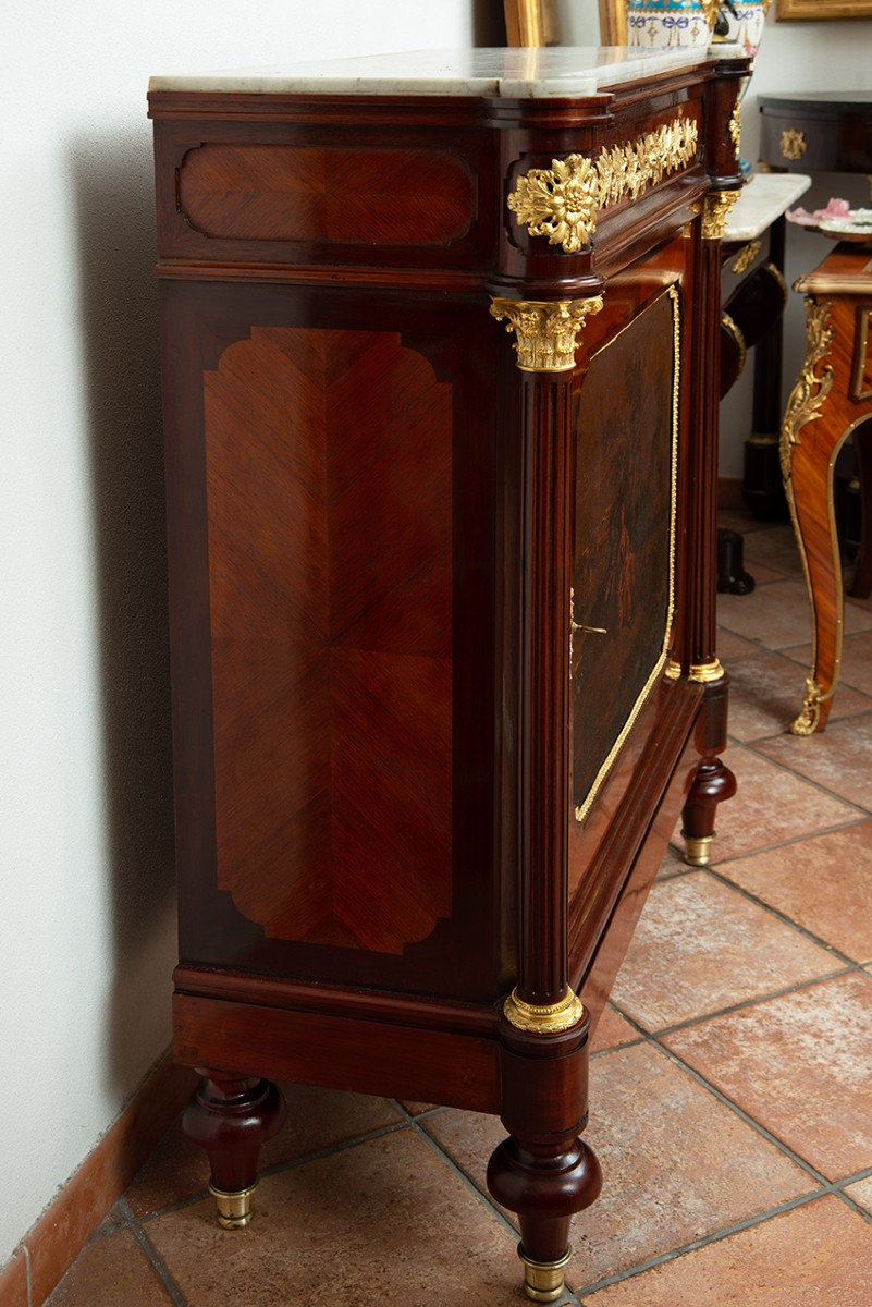 Credenza Napoleone III Francese della seconda metà dell’800 alla maniera di” VERNIS MARTIN”.-photo-1
