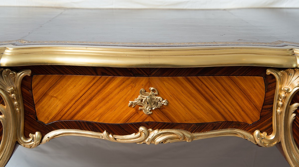 Scrivania antica Napoleone III Francese 19secolo-photo-3