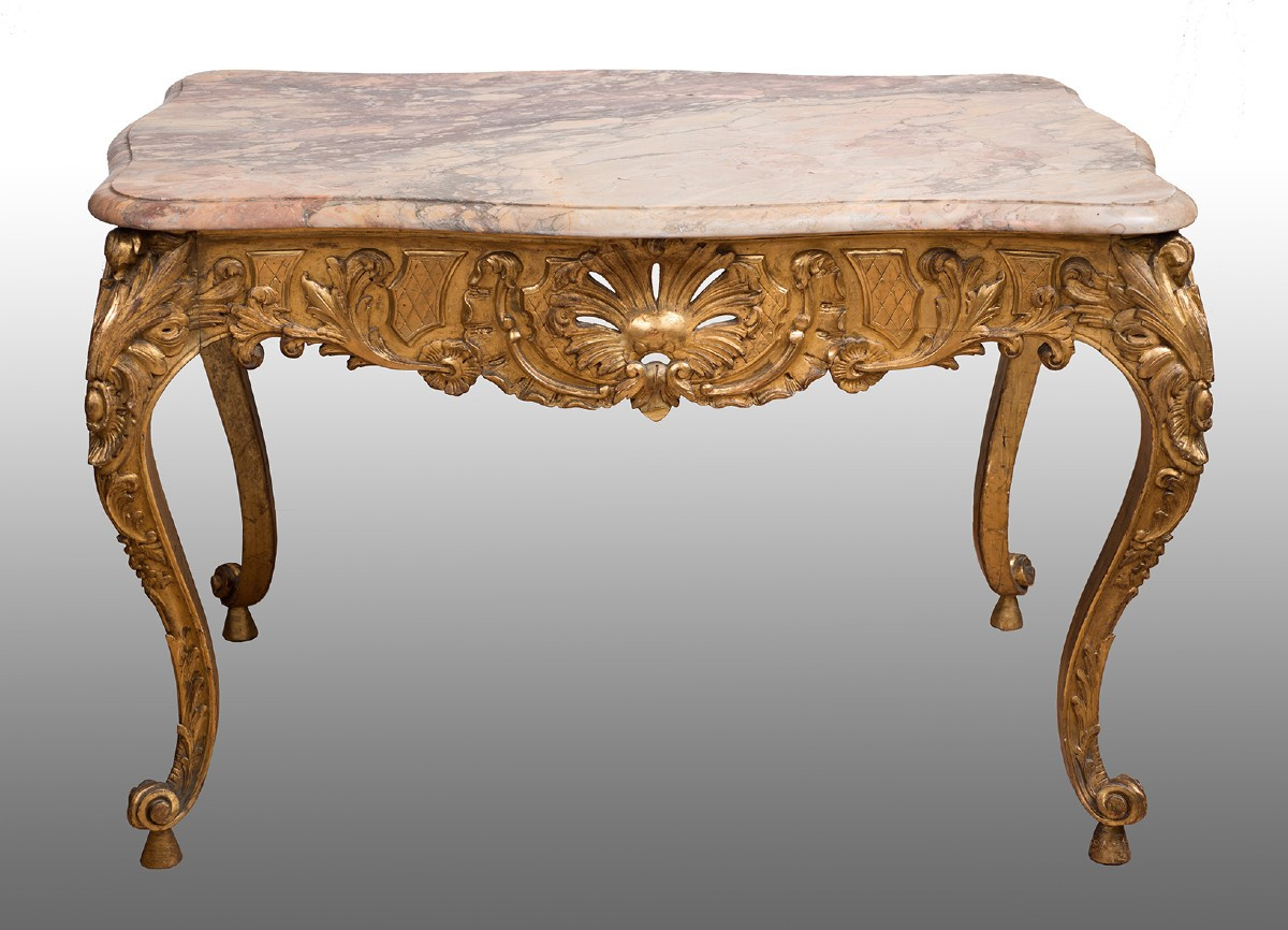Antico tavolo da salotto francese Napoleone III 19secolo