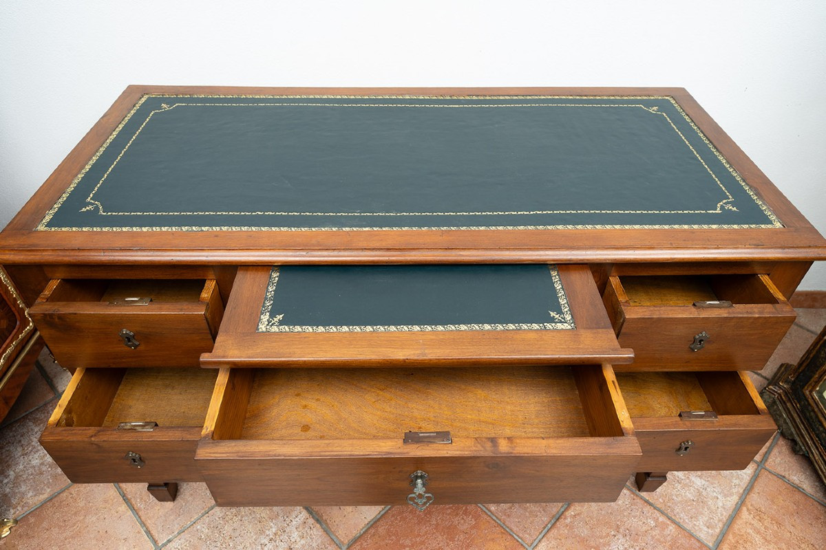Scrivania antica  stile Luigi XVI napoletana 19secolo-photo-2