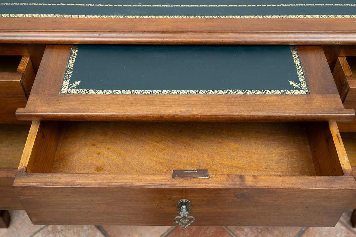 Scrivania antica  stile Luigi XVI napoletana 19secolo-photo-3
